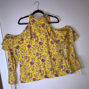 Cold Shoulder Long Sleeve Top